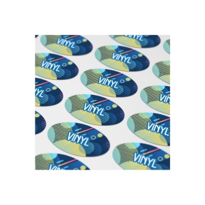 Vinyl Sticker Ovale 60x35mm