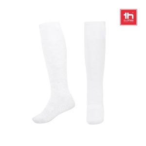 THC RUN KIDS WH. Chaussette de sport mi-mollet pour enfants