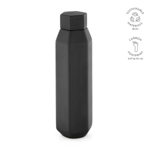 Bouteille / Gourde Hexagul en acier inoxydable recyclé 530 ml