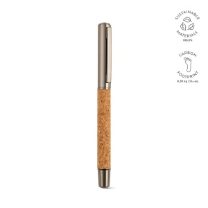 Stylo à bille Faulkner Acier inoxydable recyclé Bleu