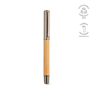 Stylo à bille Eschyle Acier inoxydable recyclé Encre bleue