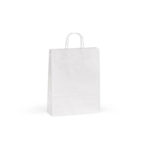 Sac kraft Etna M blanc  90g/m². Fabriqué au Portugal