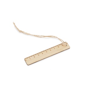 Règle en bois de 10 cm avec ficelle LINIFY