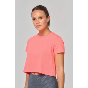 Crop top triblend femme