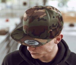 Casquette style rappeur camouflage