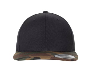 Casquette snapback style camo