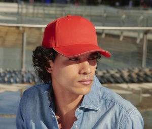 Casquette 6 pans liseré réfléchissant