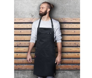 Tablier à bavette avec poches