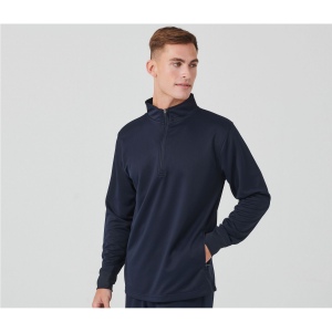 Sweat de sport col zippé