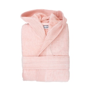 Peignoir à capuche en velours