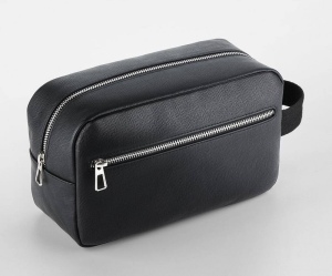 Trousse de toilette en simili cuir