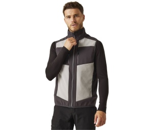 Bodywarmer bicolore en softshell