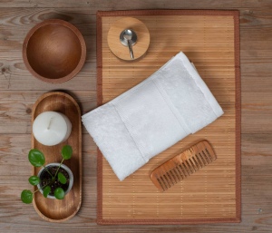 Serviette de toilette en coton organique