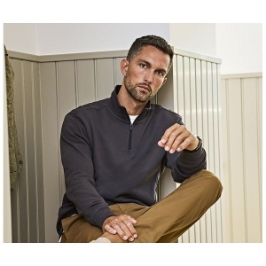Sweat col zippé