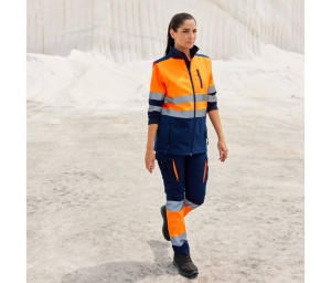 Gilet softshell bicolore