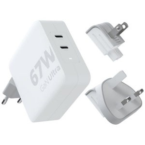 Chargeur de voyage Xtorm XVC2067 GaN Ultra de 67 W avec câble USB-C PD de 100 W