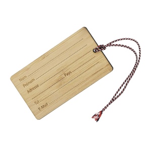 Etiquette bagage bambou fr (+Quadri numérique QV12)