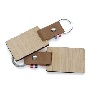 Porte-cles vegetal bambou (+Gravure laser LA21)