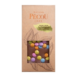Tablette chocolat lait sur cde (+Quadri QR11)