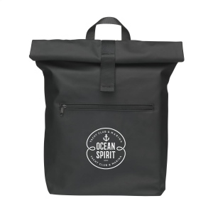 Lennon Roll-Top Recycled PU Backpack
