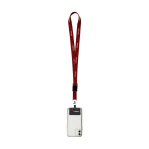 Lanyard Sublimation Buckle RPET 2 cm avec Patch