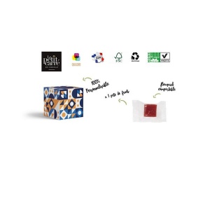 Carte 1 Gourmandise Pâte de Fruit Myrtille