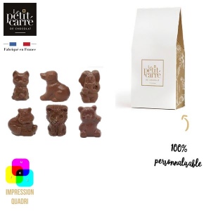 Mini Moulage Animaux 15g Lait 41% Bio