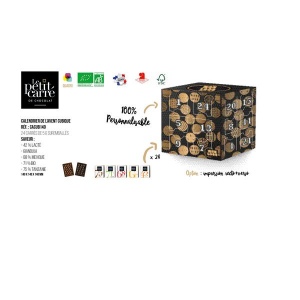 Calendrier de l'Avent Cubique Gourmandises - Impression Rect-Verso
