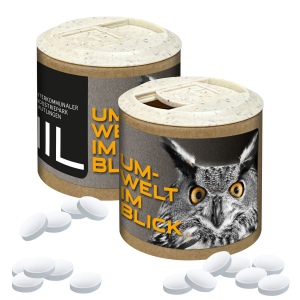 Boîte cartonnée publicitaire avec pastilles Cool Ice, 80g