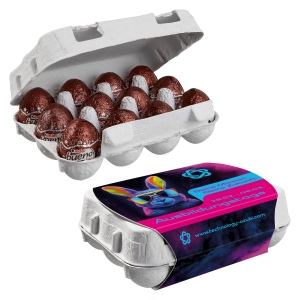 Boîte en carton de 12 œufs de Pâques, Œufs de Kinder Bueno