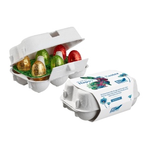 Boîte en carton de 6 œufs de Pâques, Œufs de Ferrero Küsschen
