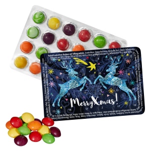 Le plus petit calendrier (de l'avent) du monde MOTIFS STANDARDS avec SKITTLES®
