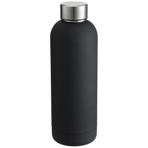 Bouteille isolante noire à double paroi