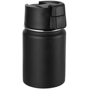 Gobelet noir 350 ml à double paroi isolante et maniable d´une seule main