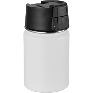 Gobelet blanc 350 ml à double paroi isolante et maniable d´une seule main