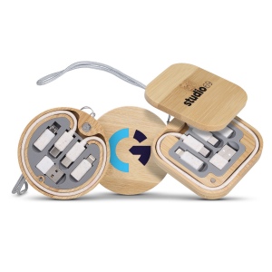 Kit de chargement usb - bambou