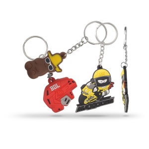 Porte-clés pvc 3d 1 face - made in turquie - 60 mm