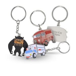 Porte-clés zamac email - made in turquie - 60 mm