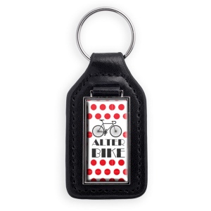 Porte-clés similicuir forme rectangle