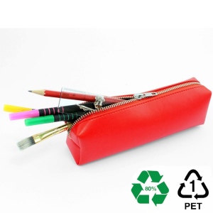 Trousse zippée 196 x 58 x 63 mm en rPET
