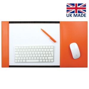 Sous main A3 avec tapis de souris en cuir recyclé