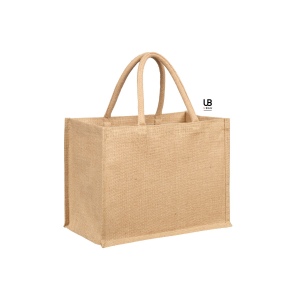 Sac shopping jute avec anses rondes