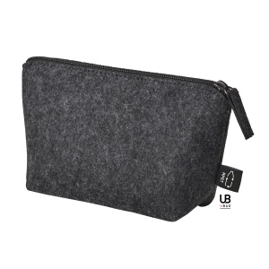 Pochette zippée t-bottom feutrine 100% rpet