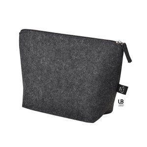Pochette zippée t-bottom feutrine 100% rpet