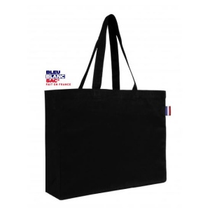 Sac shopping fait en france 220grs coton avec soufflets