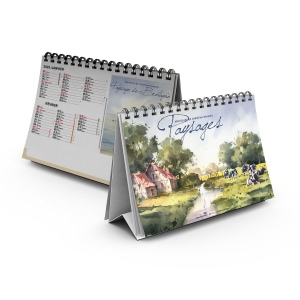 Chevalet standard 7 feuillets paysages 2025 marquage quadri