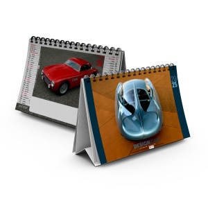 Chevalet standard 7 feuillets design car 2025 marquage quadri