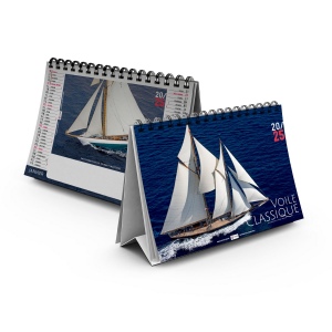 Chevalet standard 7 feuillets voile classique 2025 marquage quadri