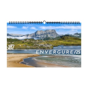 Illustre envergure 2025 - 13 feuillets - xxl 600x360mm - marquage 1 couleur - page de garde repiquee
