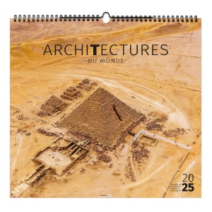 Illustre architectes du monde 2025 - 7 feuillets - xxl 480x450mm - reliure spirale - marquage quadri - page de garde repiquee